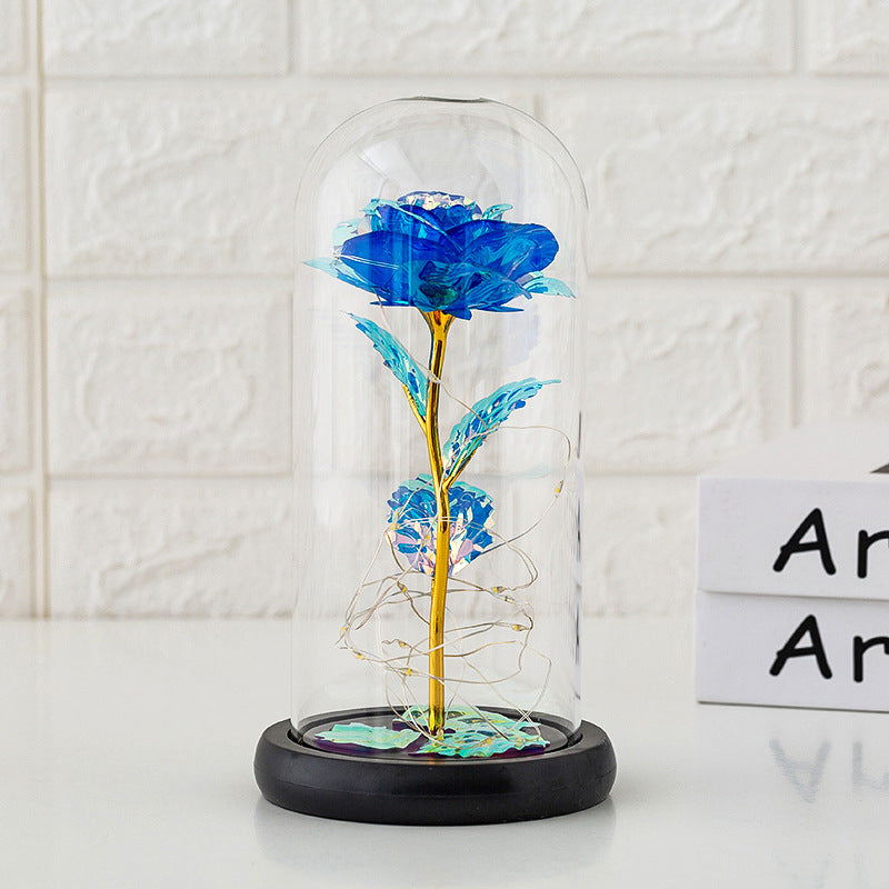 Preserved Rose Under Glass