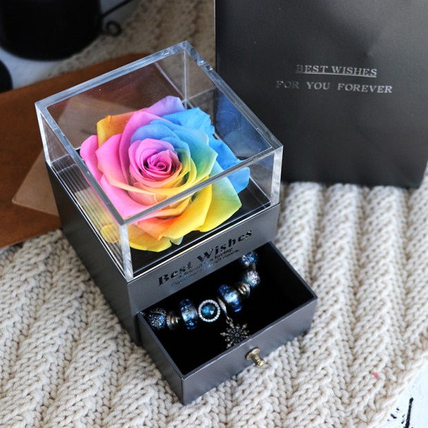 Eternal Rose Jewelry Box