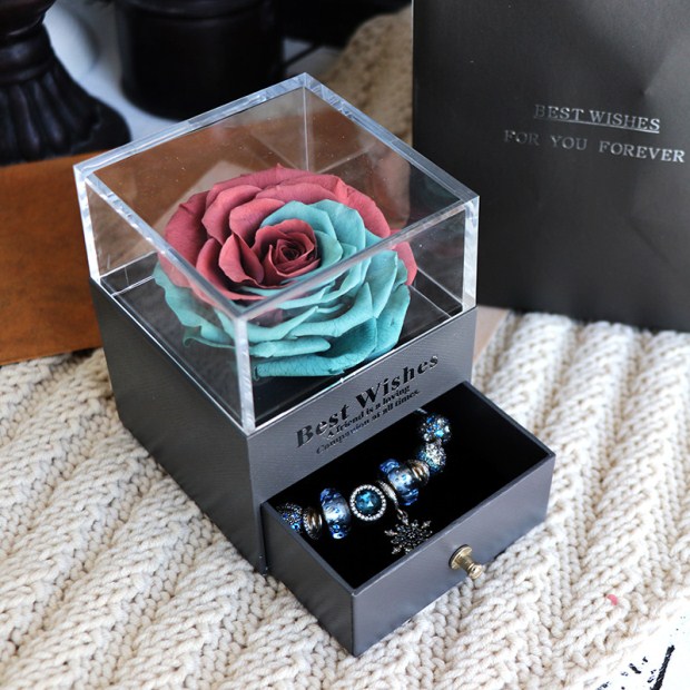 Eternal Rose Jewelry Box