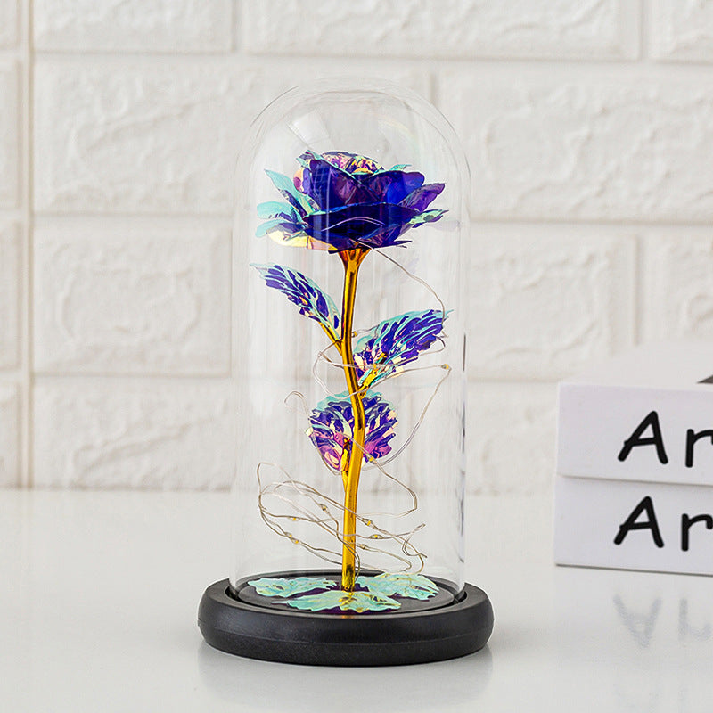 Preserved Rose Under Glass